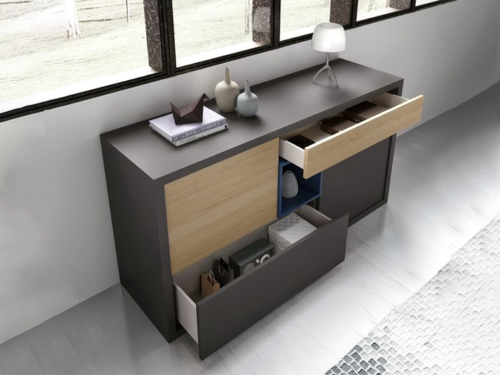 Stylish modern storage cabinets with drawers-Home furniture