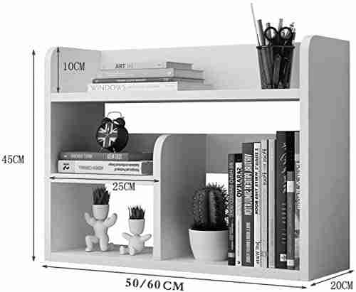 أرفف بتصميم مودرن للكتب-Wooden Bookshelf Bookcase ( Size : 502045CM)