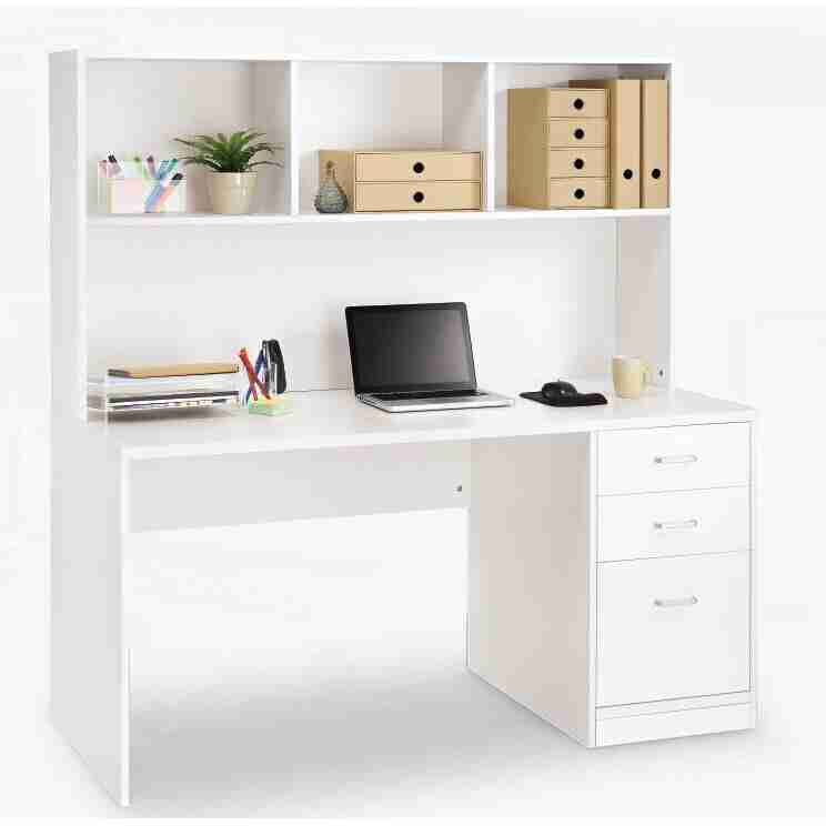 Office furniture- wood desk with storage unit & drawers 120*50*120