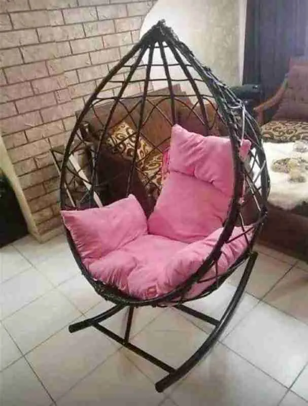 Swing Chair - كرسي هزاز راتان لوزن 120ك
