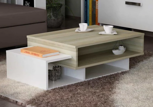 Wood living table-ترابيزة ليفينج