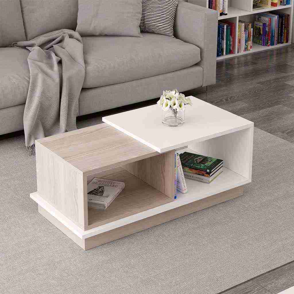 wood living table-ترابيزة ليفينج تصميم مودرن