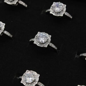 Crystal Snowflake Rings